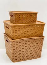 Plastic Storage Box 2pcs set