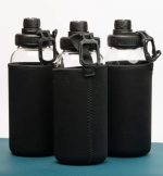 Sports Travel Glass Water Bottle