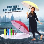 Luxury bottle umbrella with bottle cover for uv protection & Rain - Image 3